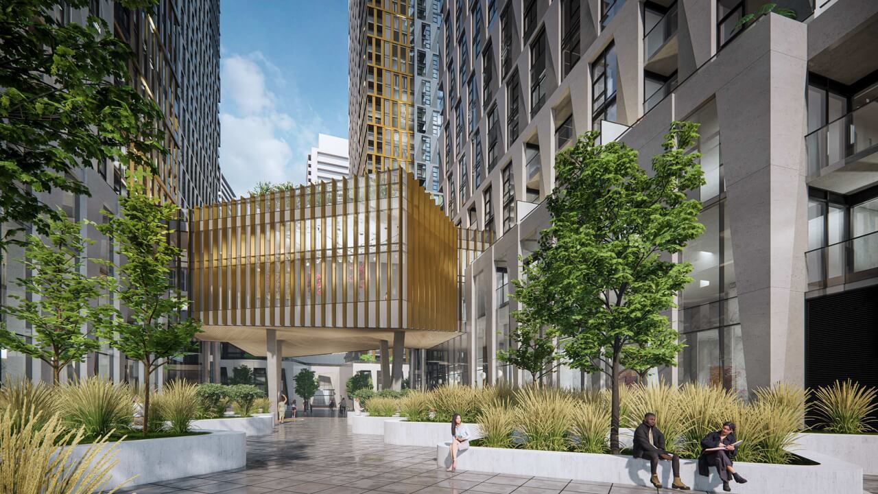 5800 Yonge Condos exterior rendering