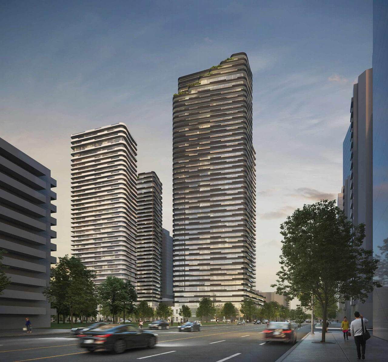 5800 Yonge Condos exterior rendering
