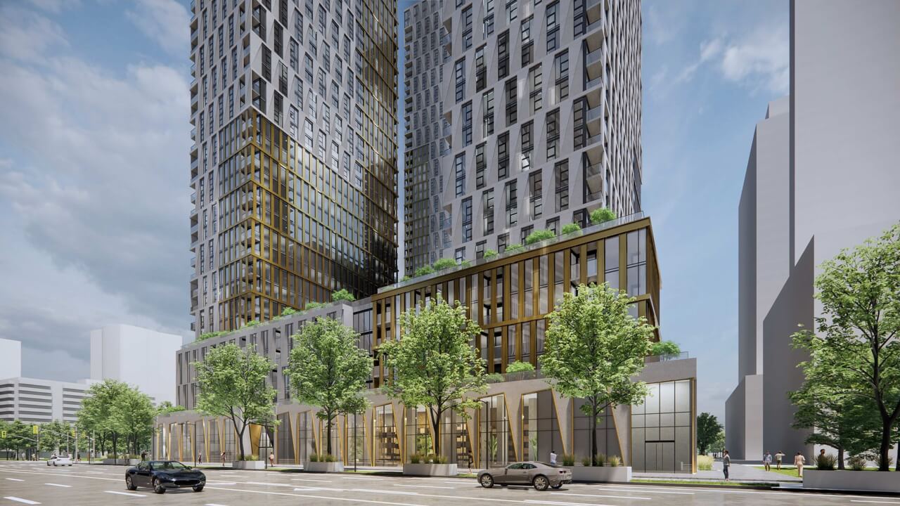 5800 Yonge Condos exterior rendering
