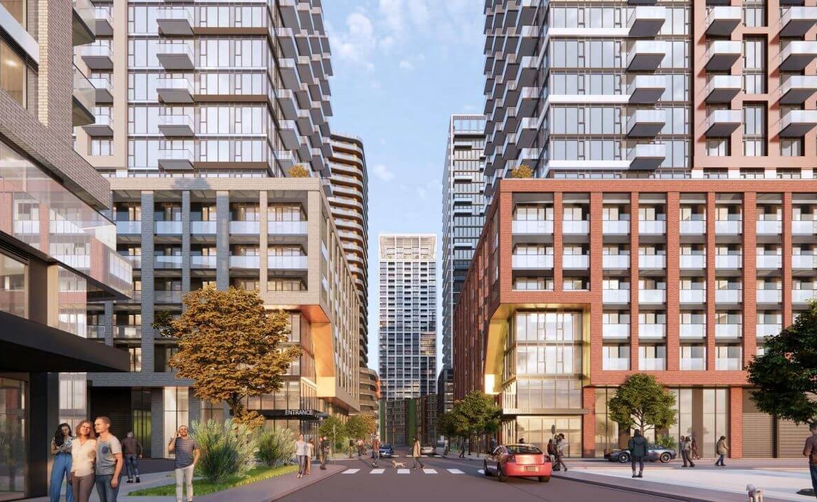 Exterior Rendering of Brookdale Centre Redevelopment Condos