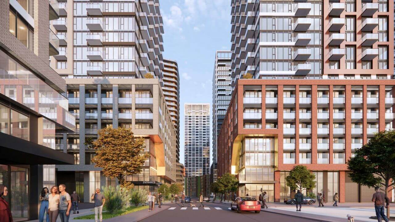 Exterior Rendering of Brookdale Centre Redevelopment Condos