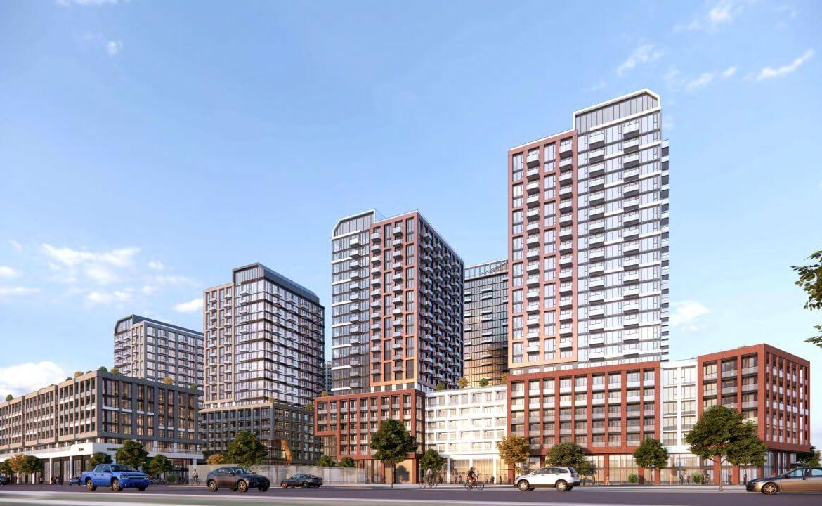 Exterior Rendering of Brookdale Centre Redevelopment Condos