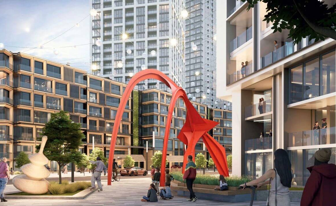 Exterior Rendering of Brookdale Centre Redevelopment Condos