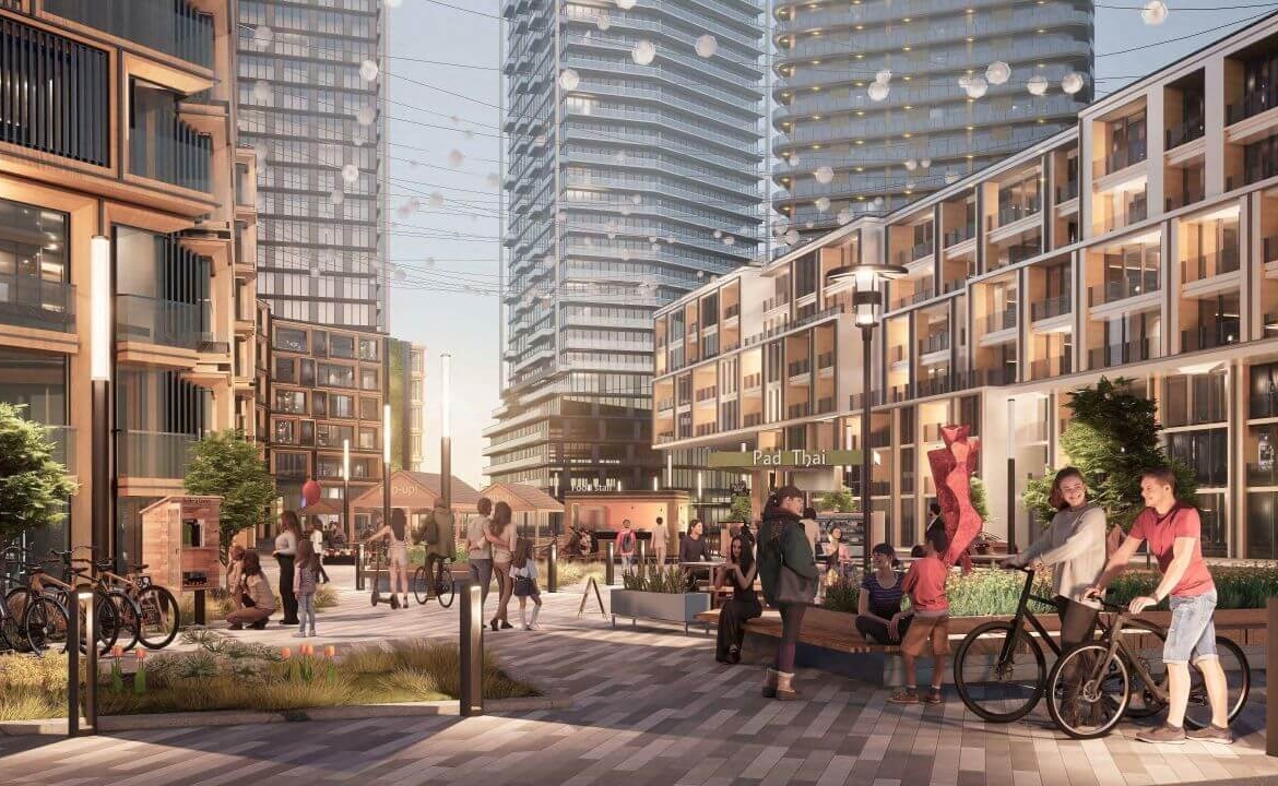 Exterior Rendering of Brookdale Centre Redevelopment Condos