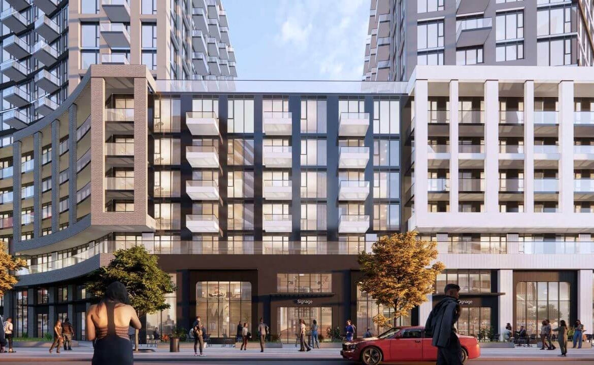Exterior Rendering of Brookdale Centre Redevelopment Condos