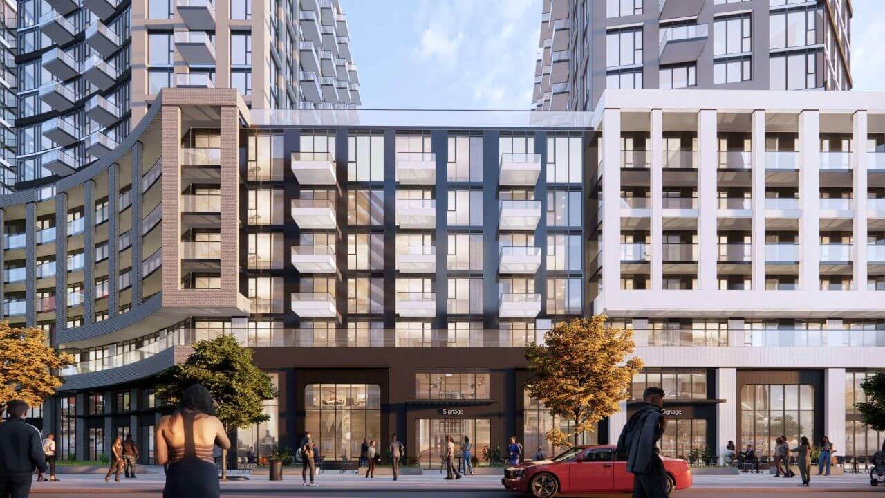 Exterior Rendering of Brookdale Centre Redevelopment Condos