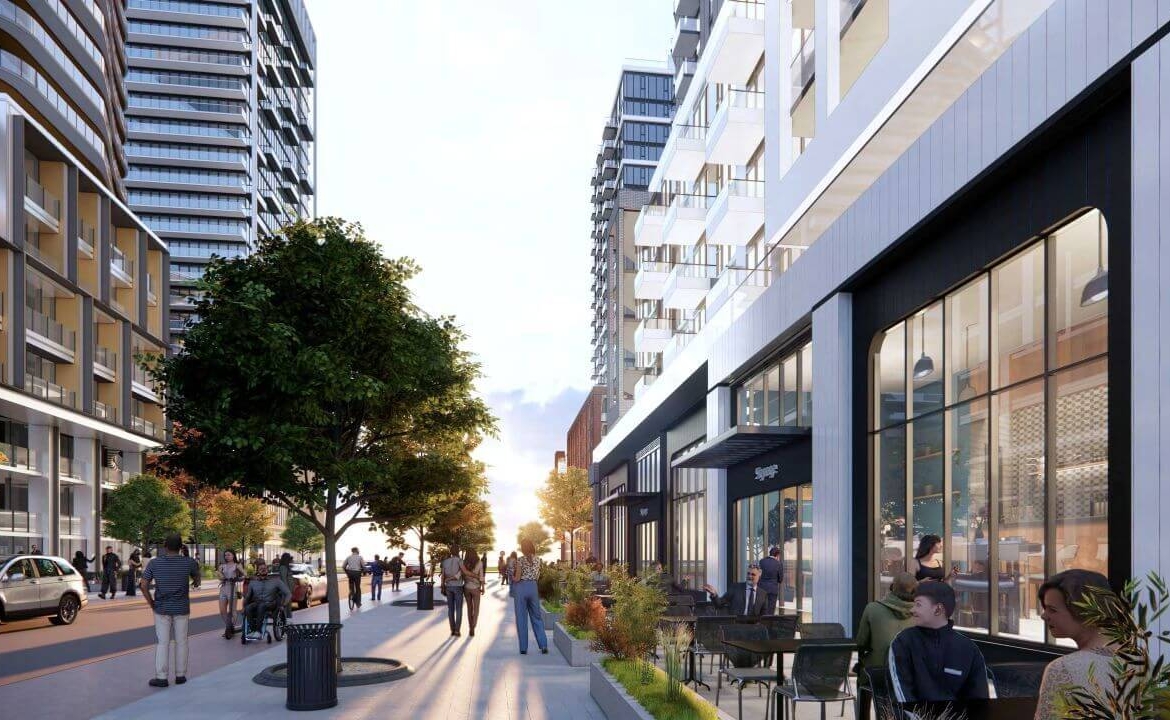 Exterior Rendering of Brookdale Centre Redevelopment Condos