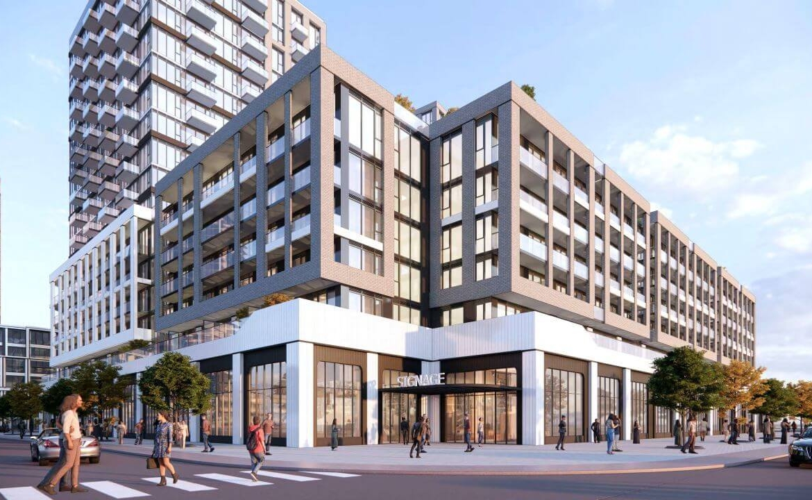 Exterior Rendering of Brookdale Centre Redevelopment Condos