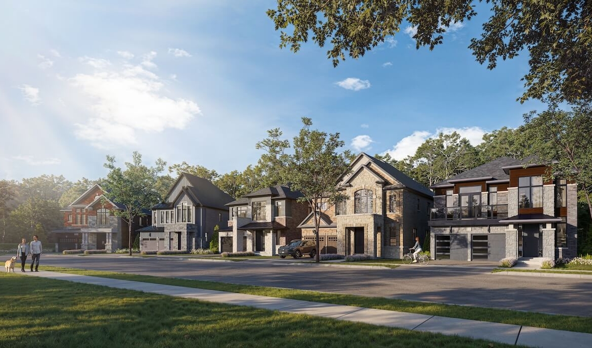 Zancor Brooklin Detached Homes exteriors