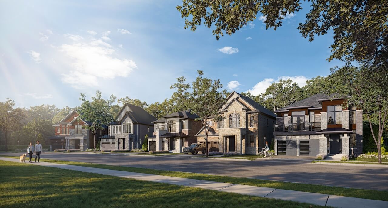 Zancor Brooklin Detached Homes exteriors