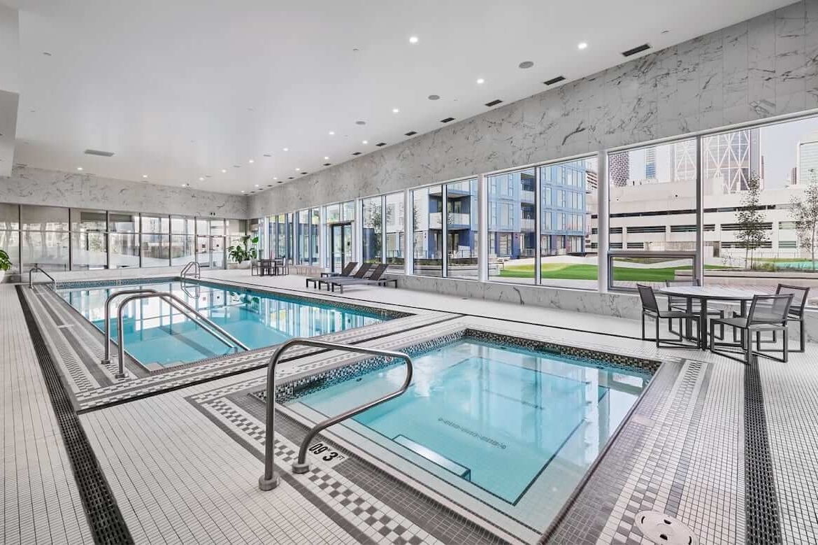 Rendering of Arris Residences indoor swimming pool