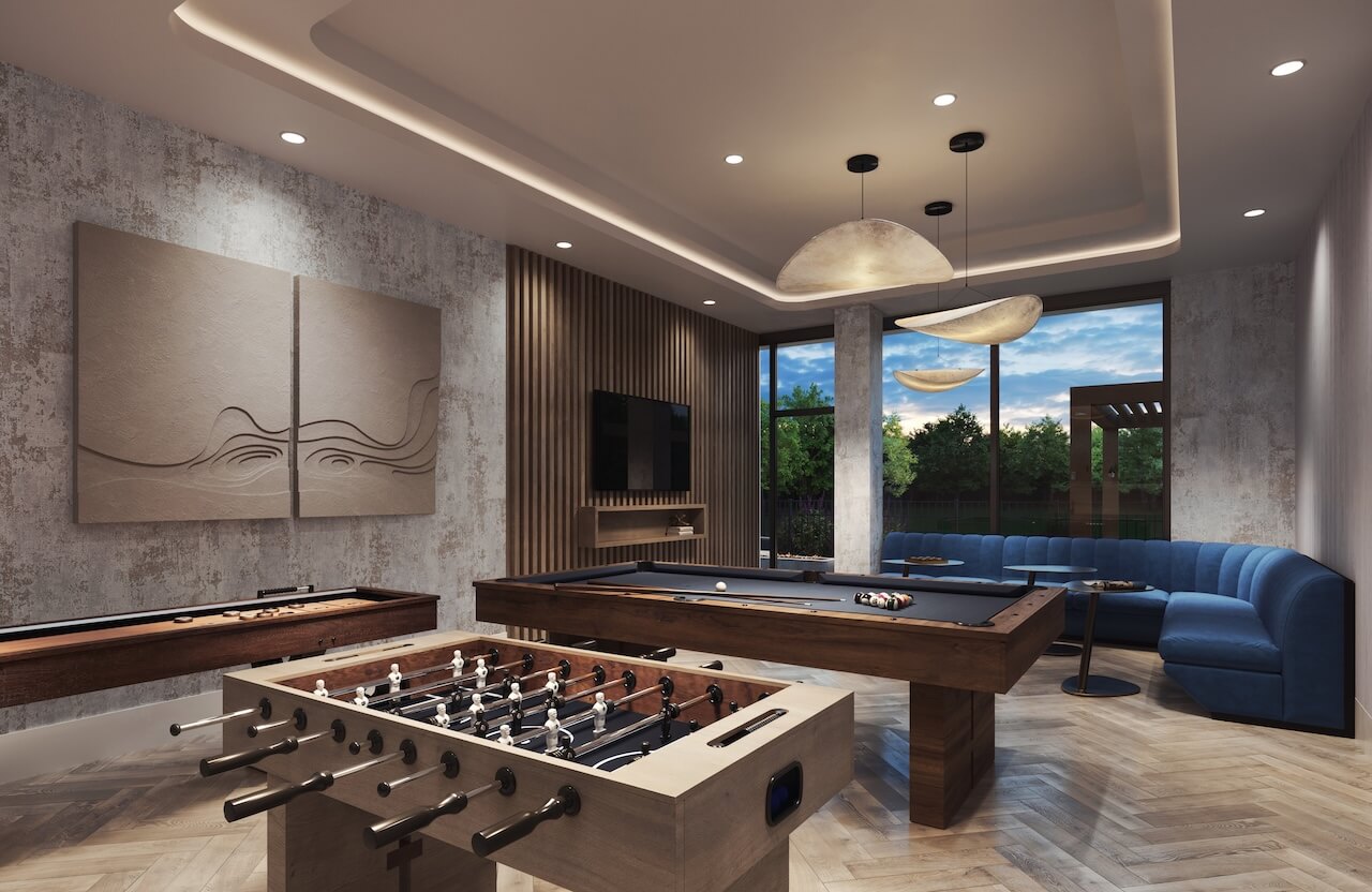 Rendering of Maxium 875 The Queensway game room