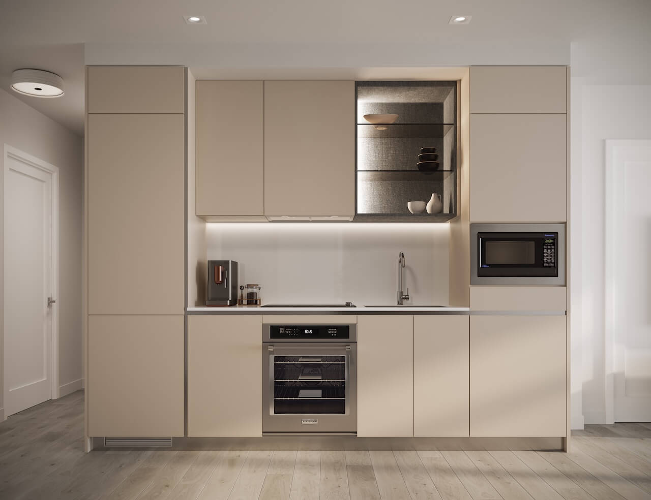 Rendering of Maxium 875 The Queensway kitchen white