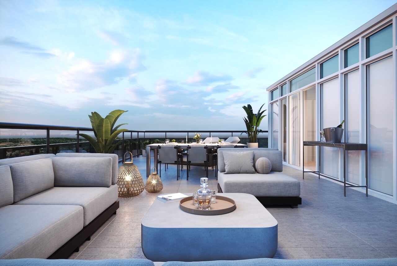 Rendering of Maxium 875 The Queensway terrace