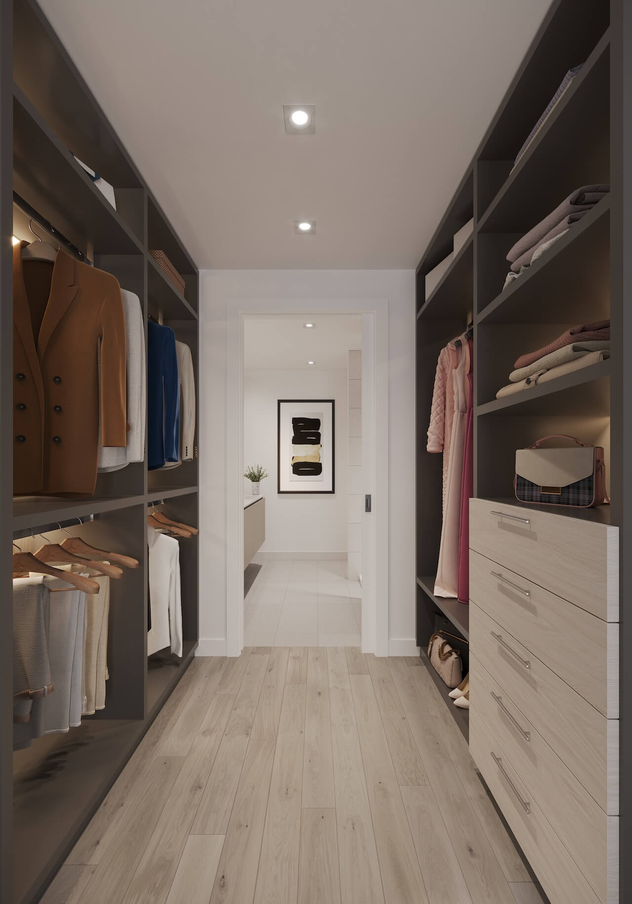 Rendering of Maxium 875 The Queensway walk through closet