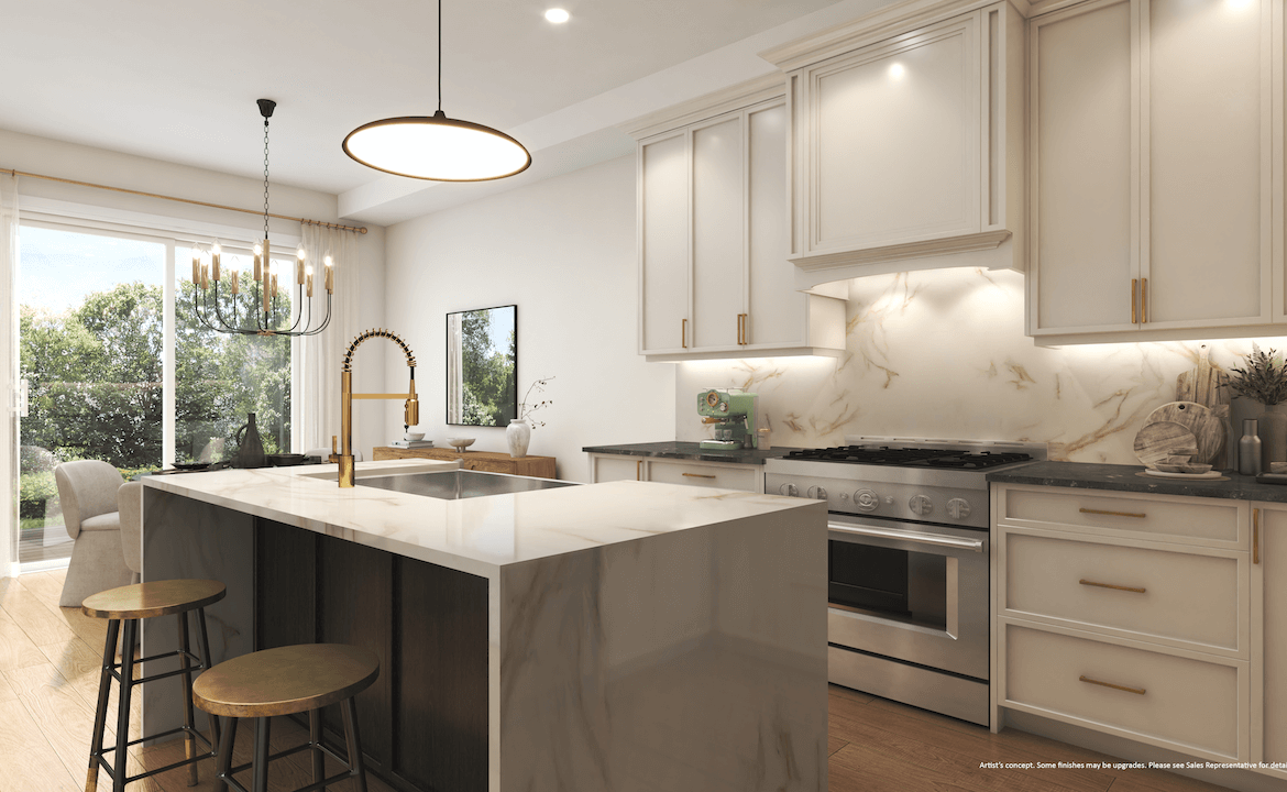 Rendering of Winchester Estates suite interior kitchen