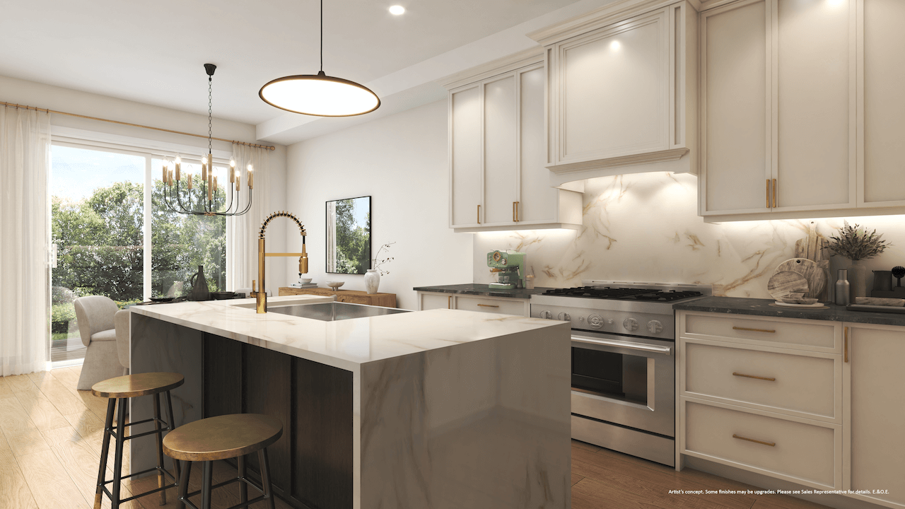 Rendering of Winchester Estates suite interior kitchen