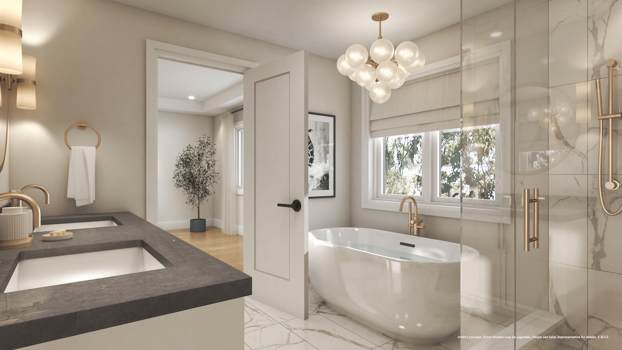 Rendering of Winchester Estates suite interior bathroom