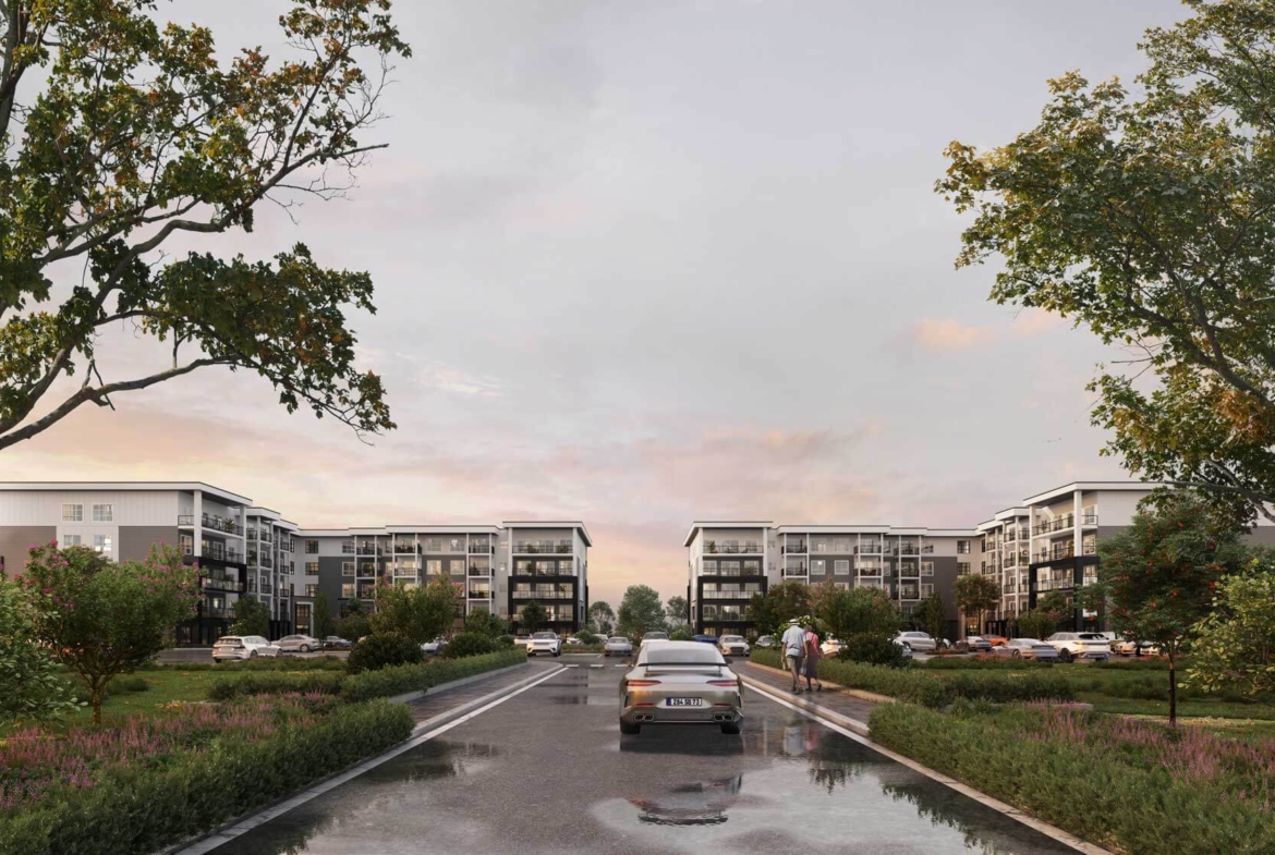 Exterior rendering of Highgate Condos