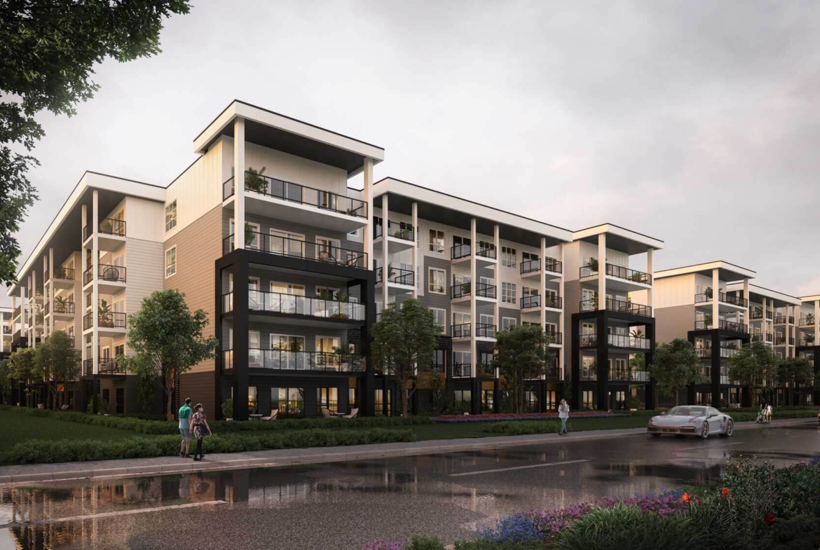 Exterior rendering of Highgate Condos