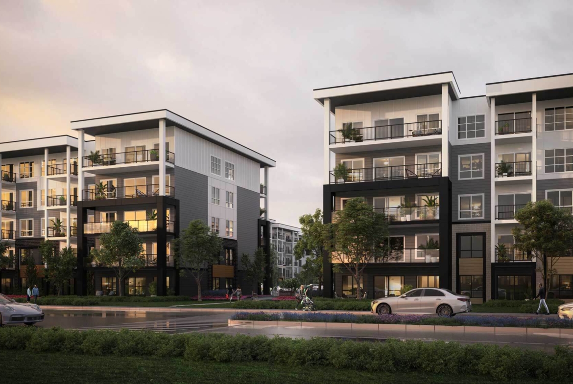 Exterior rendering of Highgate Condos