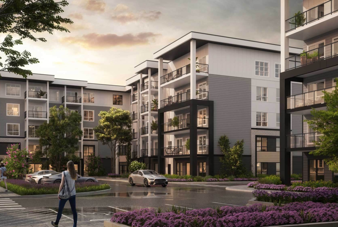 Exterior rendering of Highgate Condos
