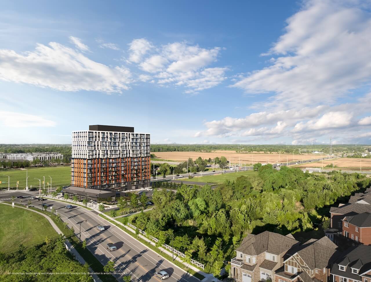 Rendering of The Laurels Condos exterior