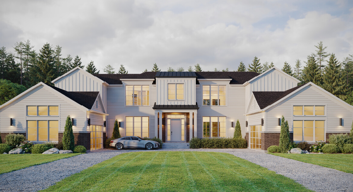 Springwinds Estates exterior rendering during the day