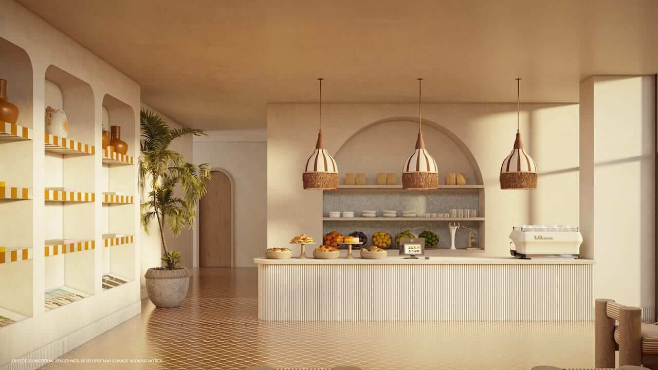 Rendering of Flow House Miami Cafe