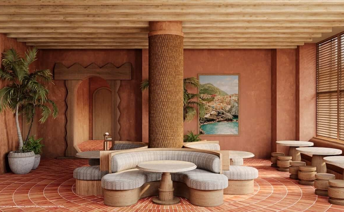Rendering of Flow House Miami Social Club on Floor 10