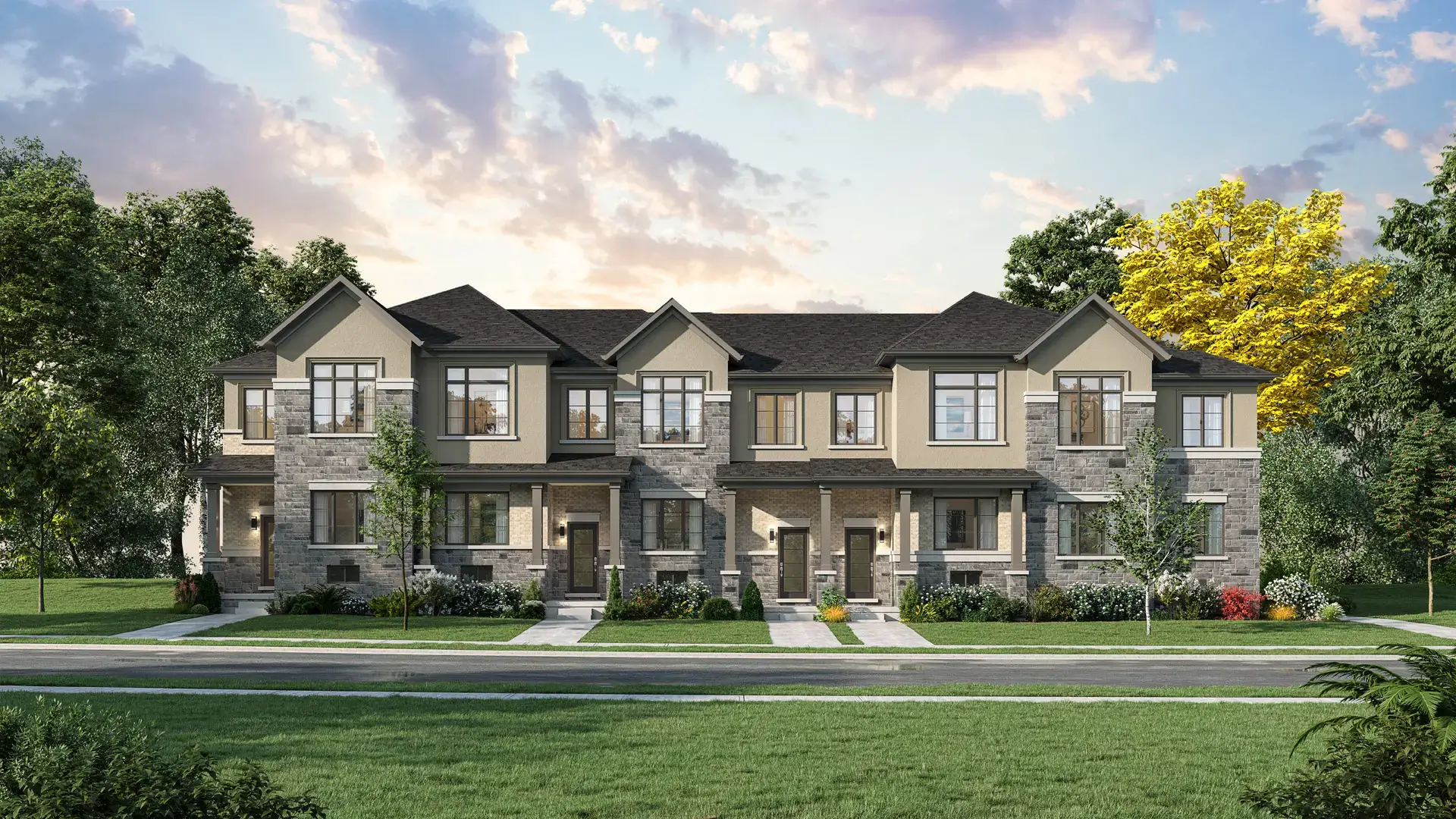 South Cornell Townhomes block 16 front