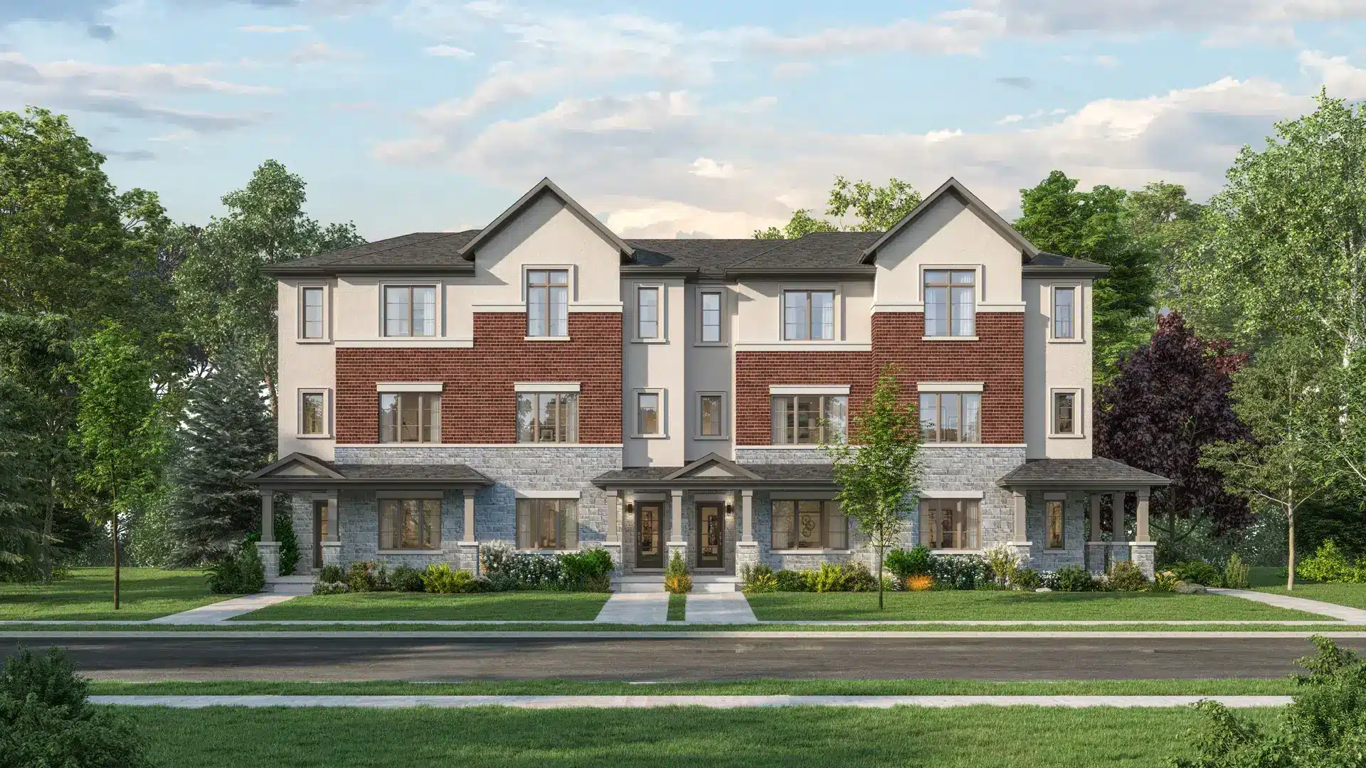 South Cornell Townhomes block 20 front