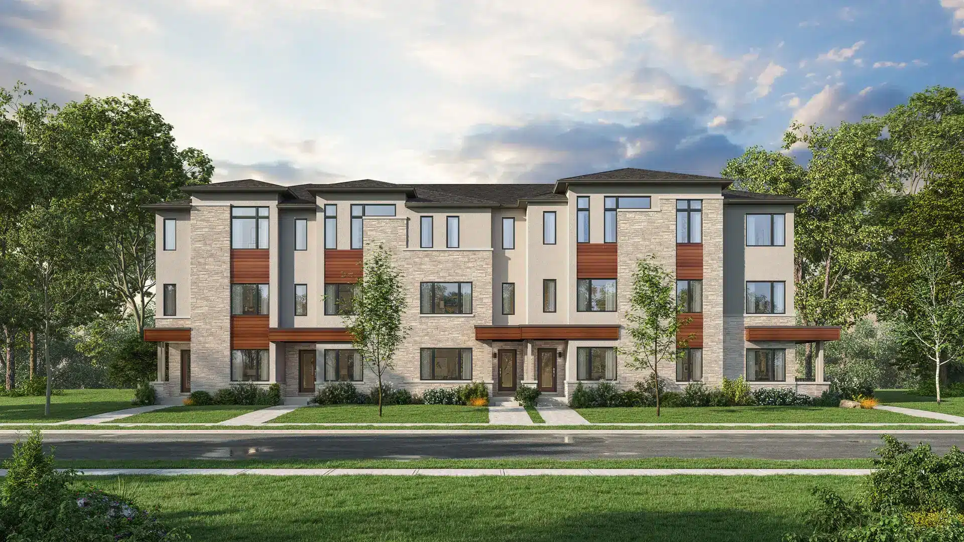 South Cornell Townhomes block 31 front