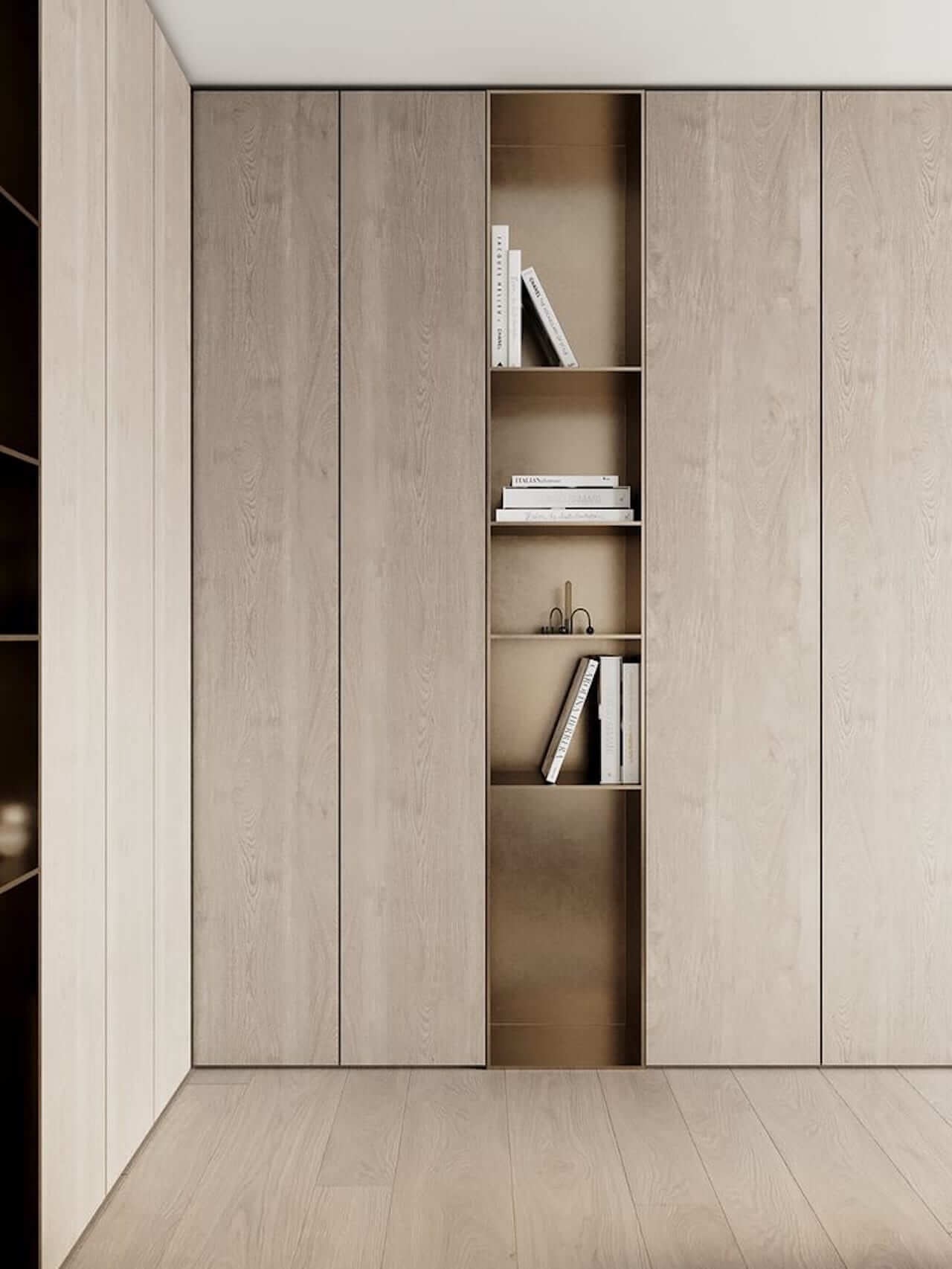 Rendering of The Aristocrat Condos suite interior storage