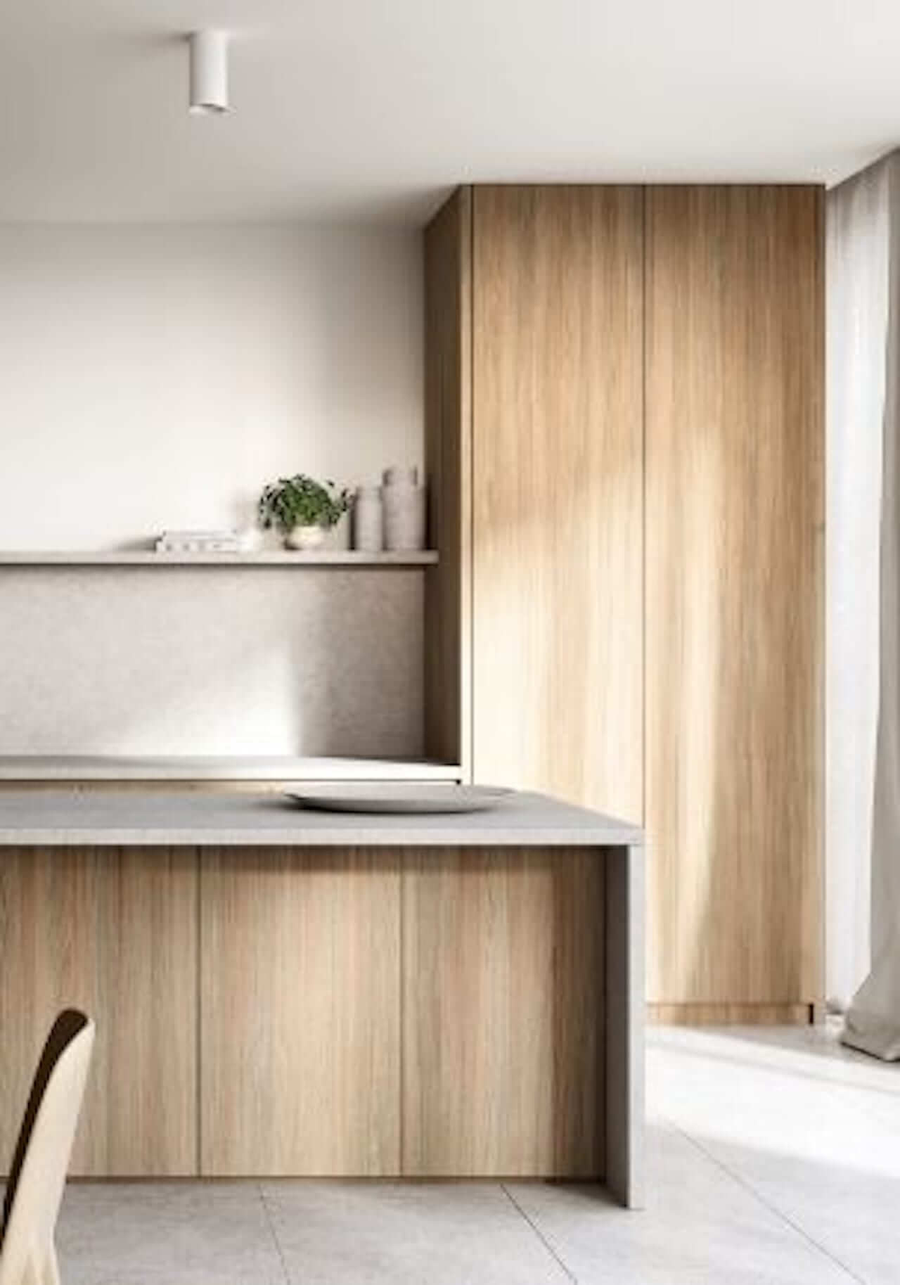 Rendering of The Aristocrat Condos suite interior kitchen