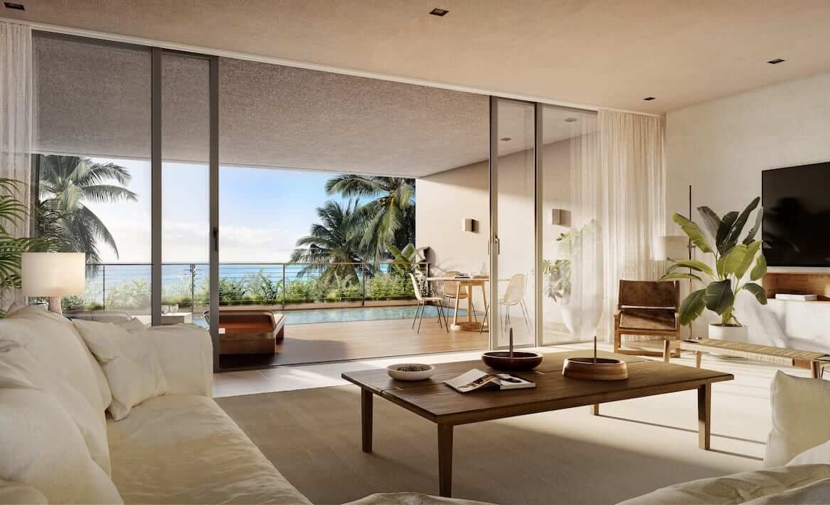 Rendering of Four Seasons Residences at Tropicalia suite interior