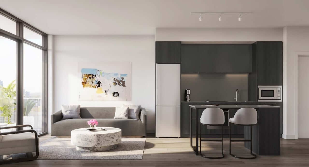Rendering of Chome Condos in The Design District floor plan