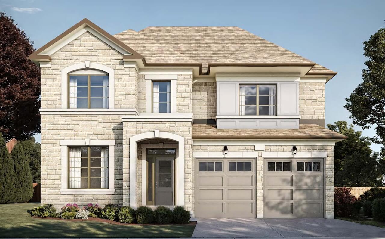 Taywood Estates home rendering exterior Star Series 1C B