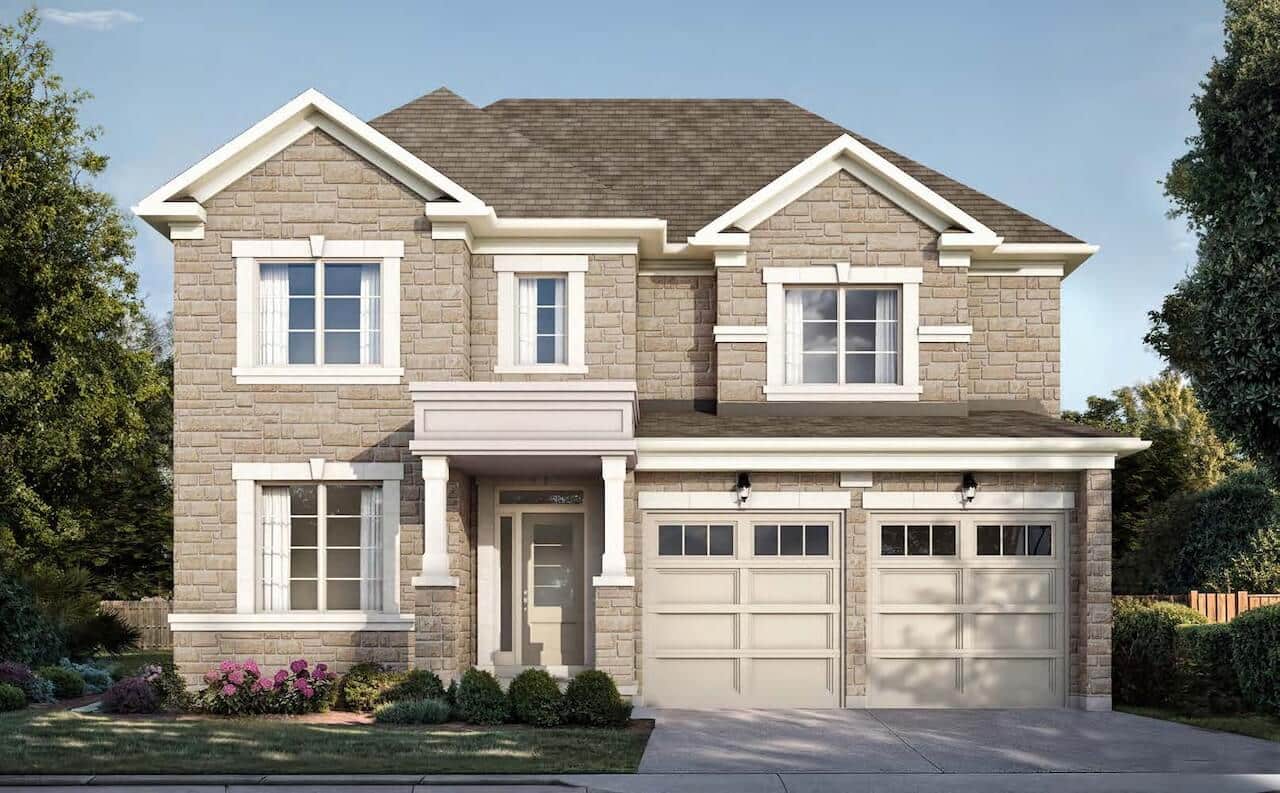 Taywood Estates home rendering exterior Star Series 3C B
