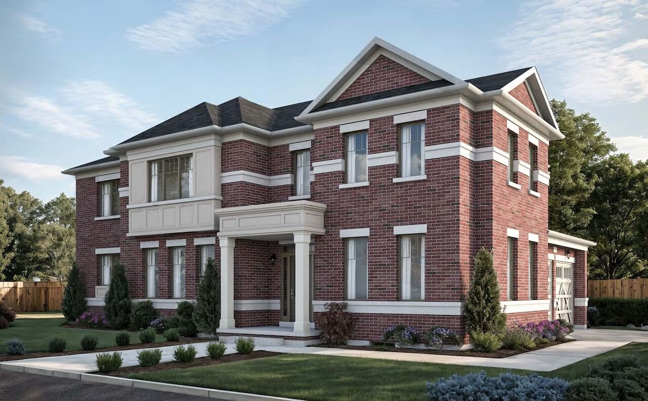 Taywood Estates home rendering exterior Star Series 6C A