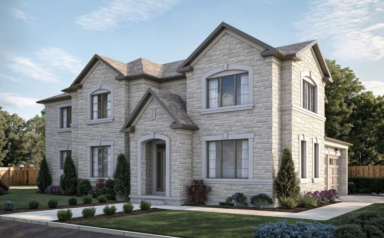 Taywood Estates home rendering exterior Star Series 6C B