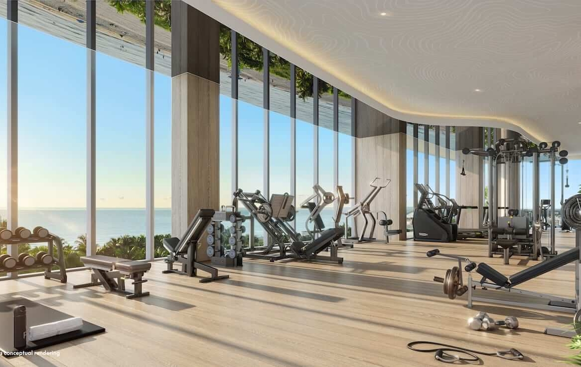 Rendering of W Pompano Beach Hotel & Residences fitness