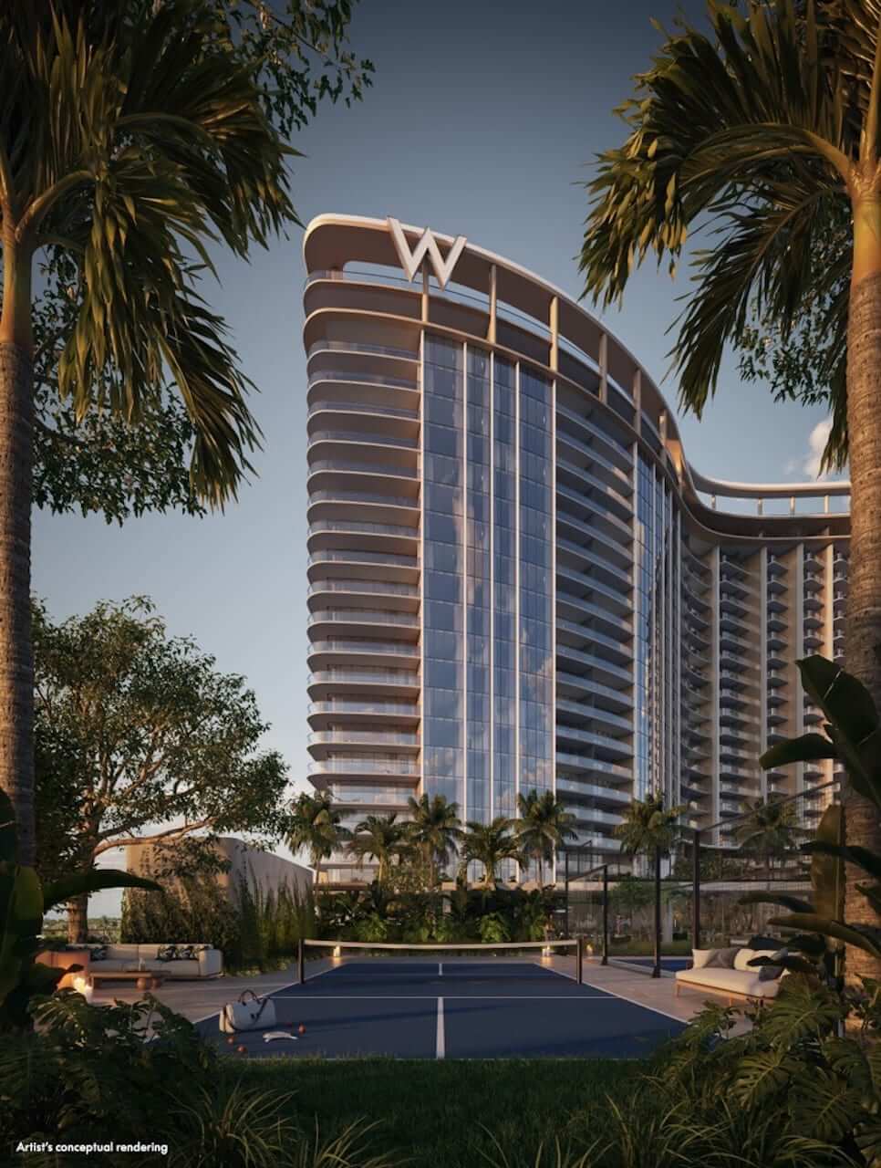 Rendering of W Pompano Beach Hotel & Residences