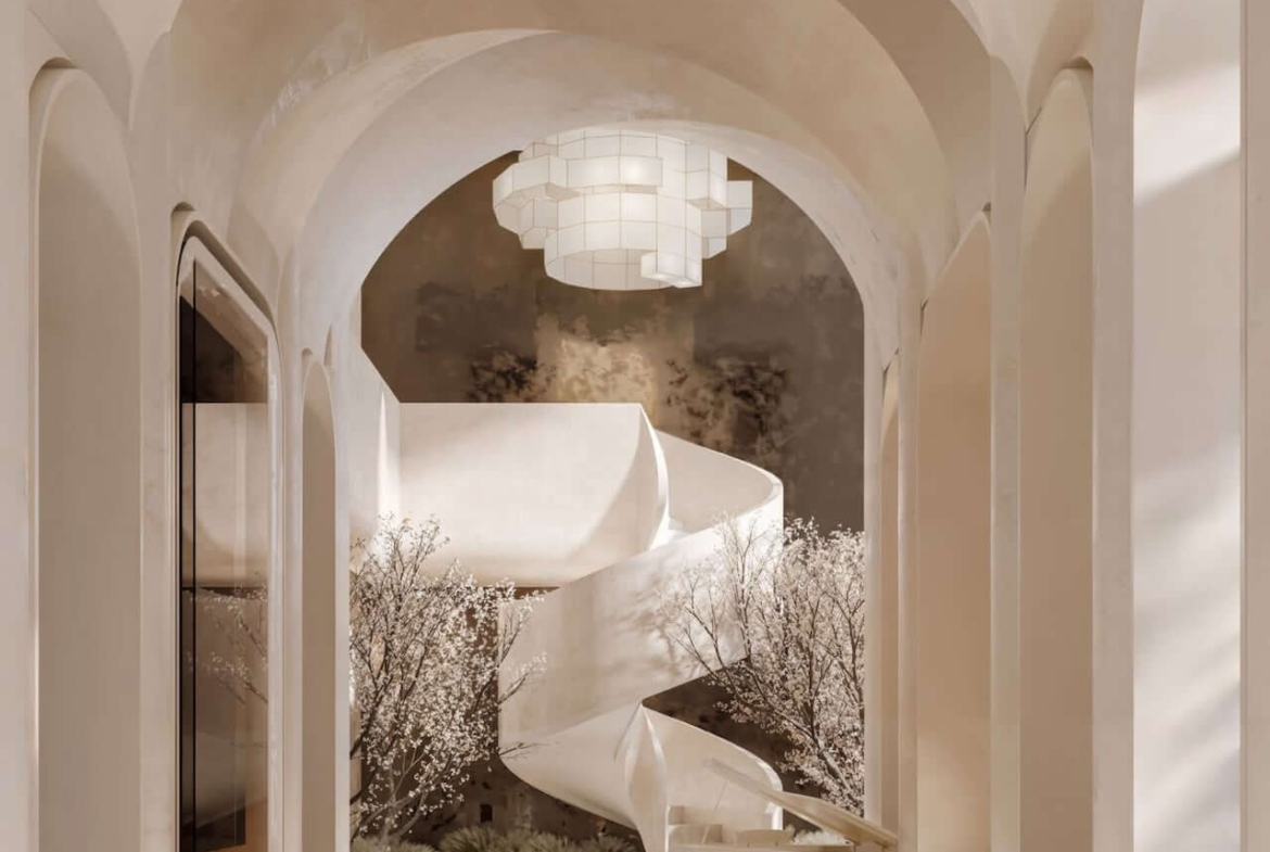 429 Walmer lobby staircase