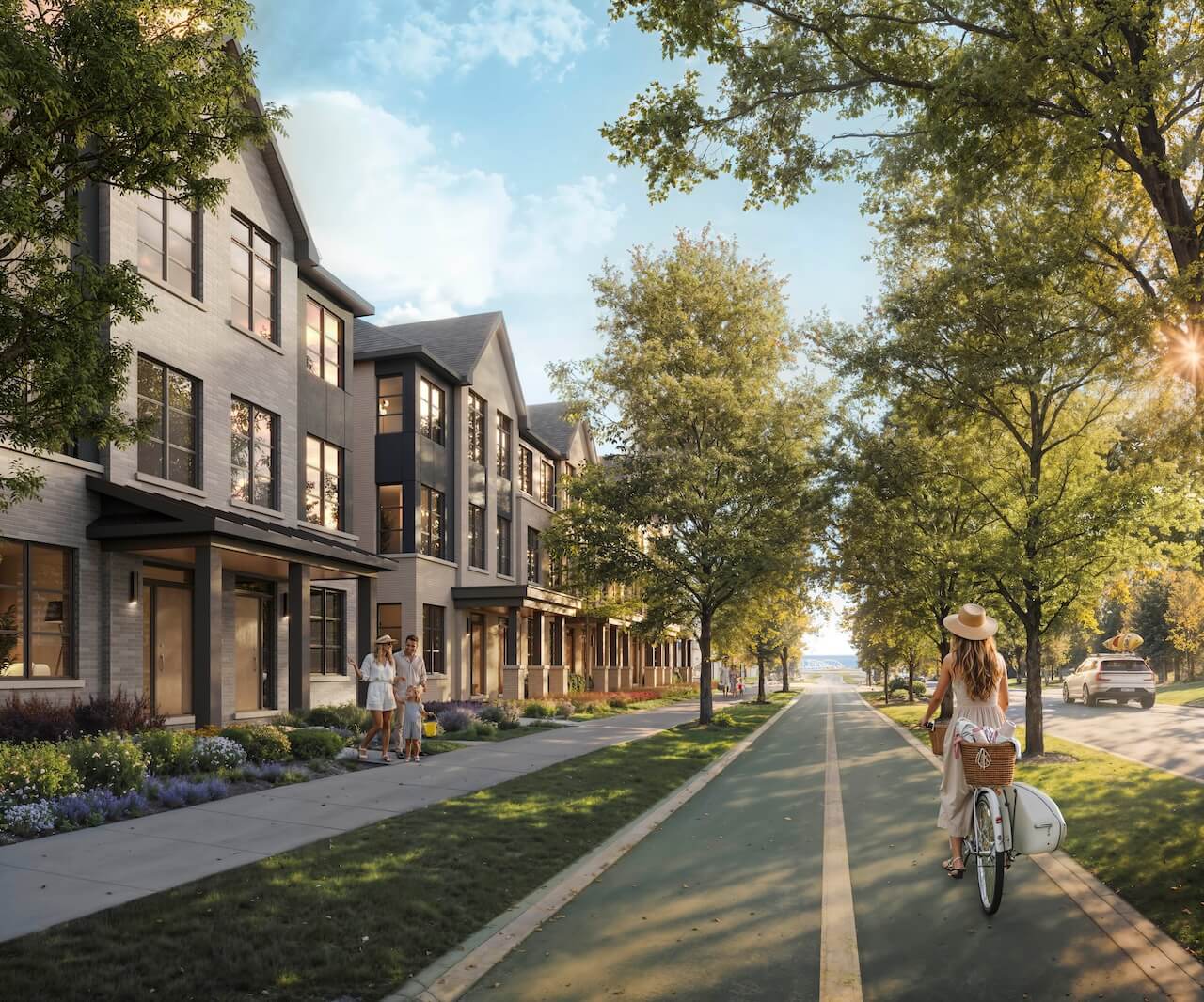 Rendering of The Pier House Collections towns