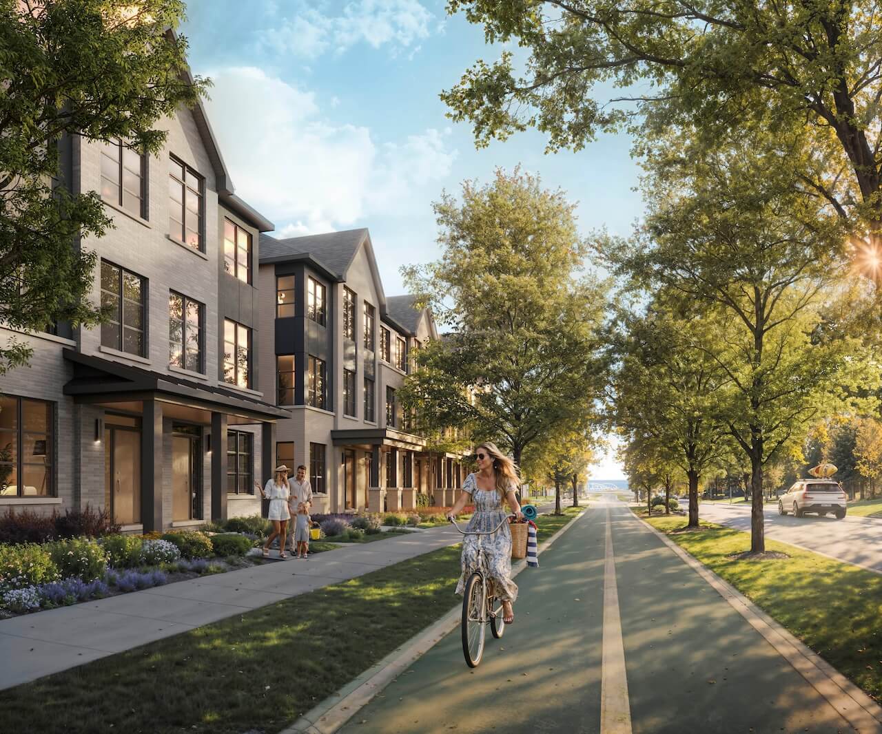 Rendering of The Pier House Collections towns