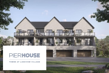 Pier House Towns at Lakeview Village by Branthaven